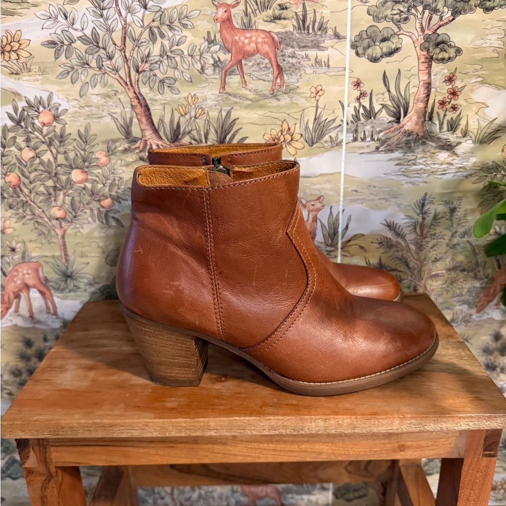 Leather Ankle Booties